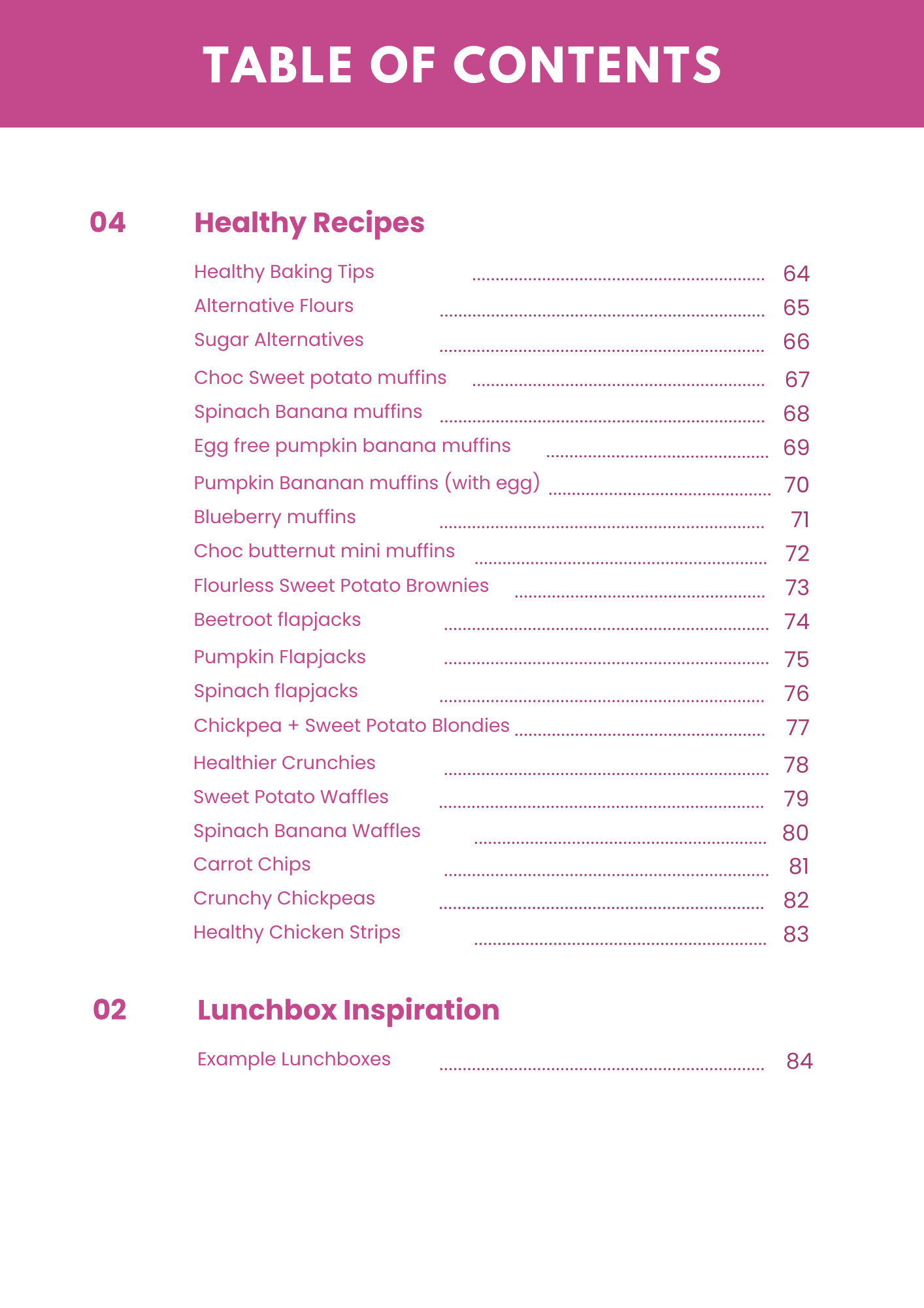 Healthy Kids Lunchbox + Snack Guide