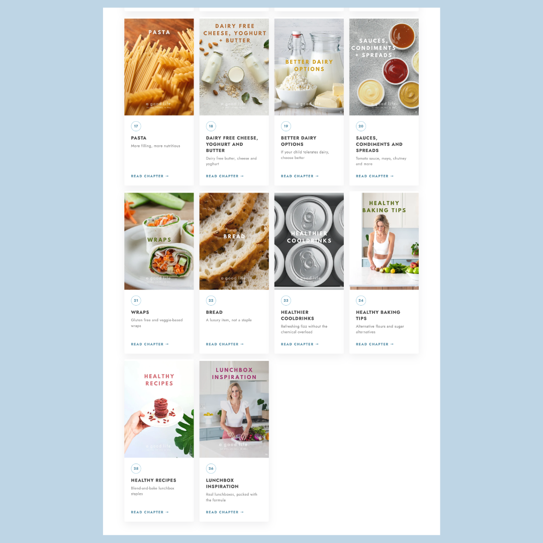 Healthy Kids Lunchbox + Snack Guide