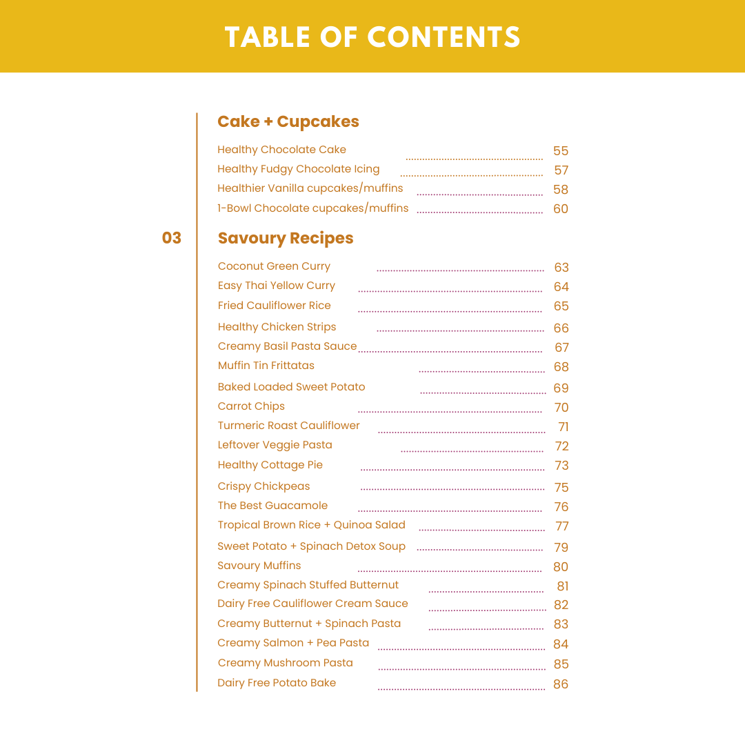 Healthy Recipe E-Book (Allergy Friendly)