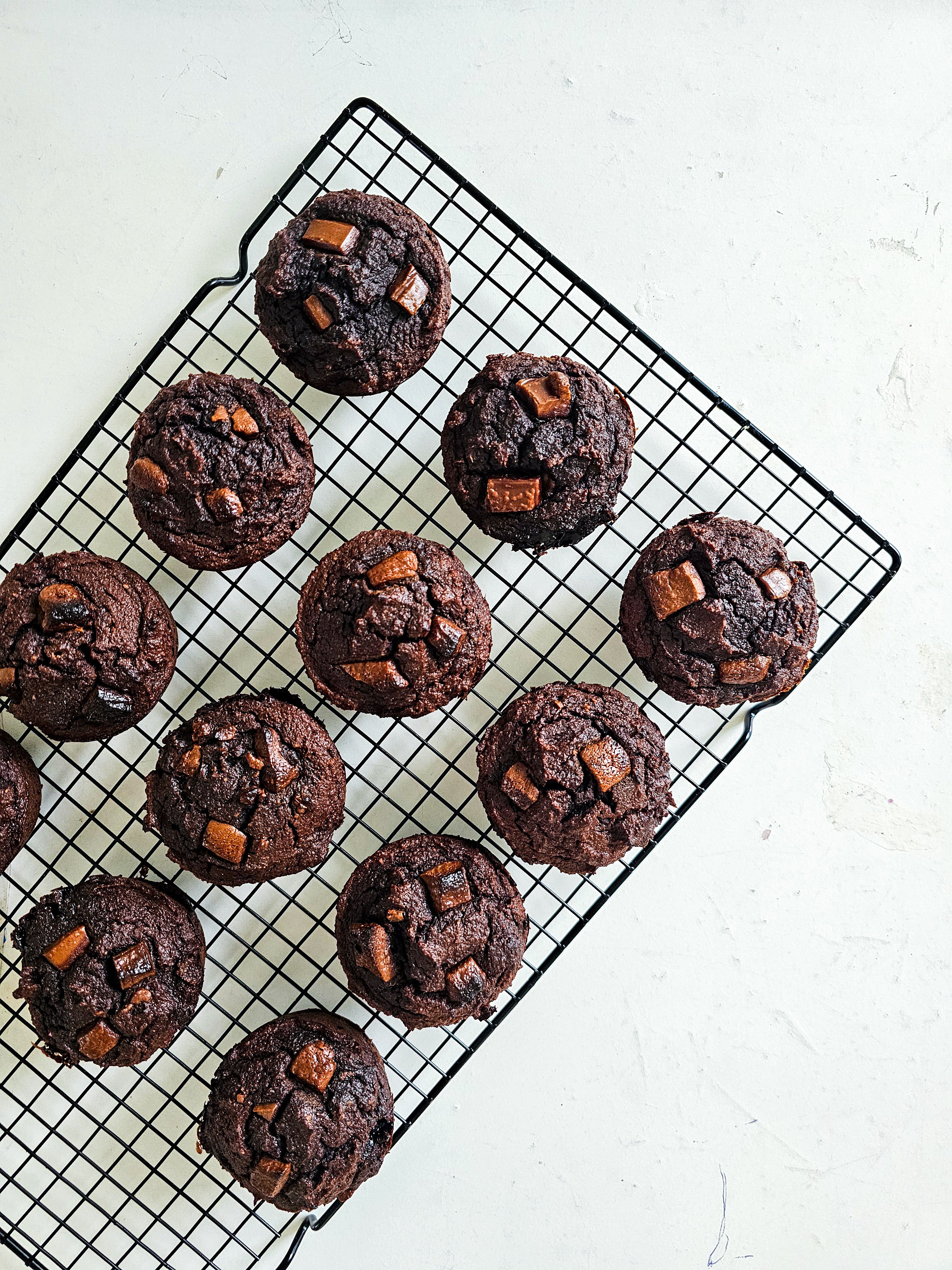 Sweet Potato Coconut Flour Chocolate Muffins | Gluten, Grain + Dairy Free