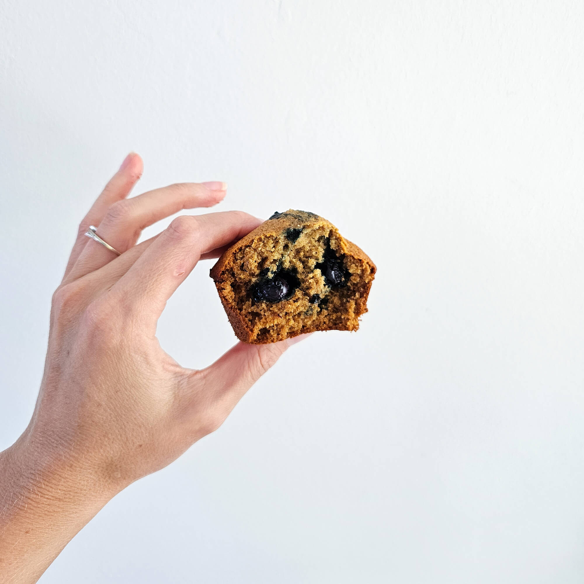 Healthier blueberry muffins