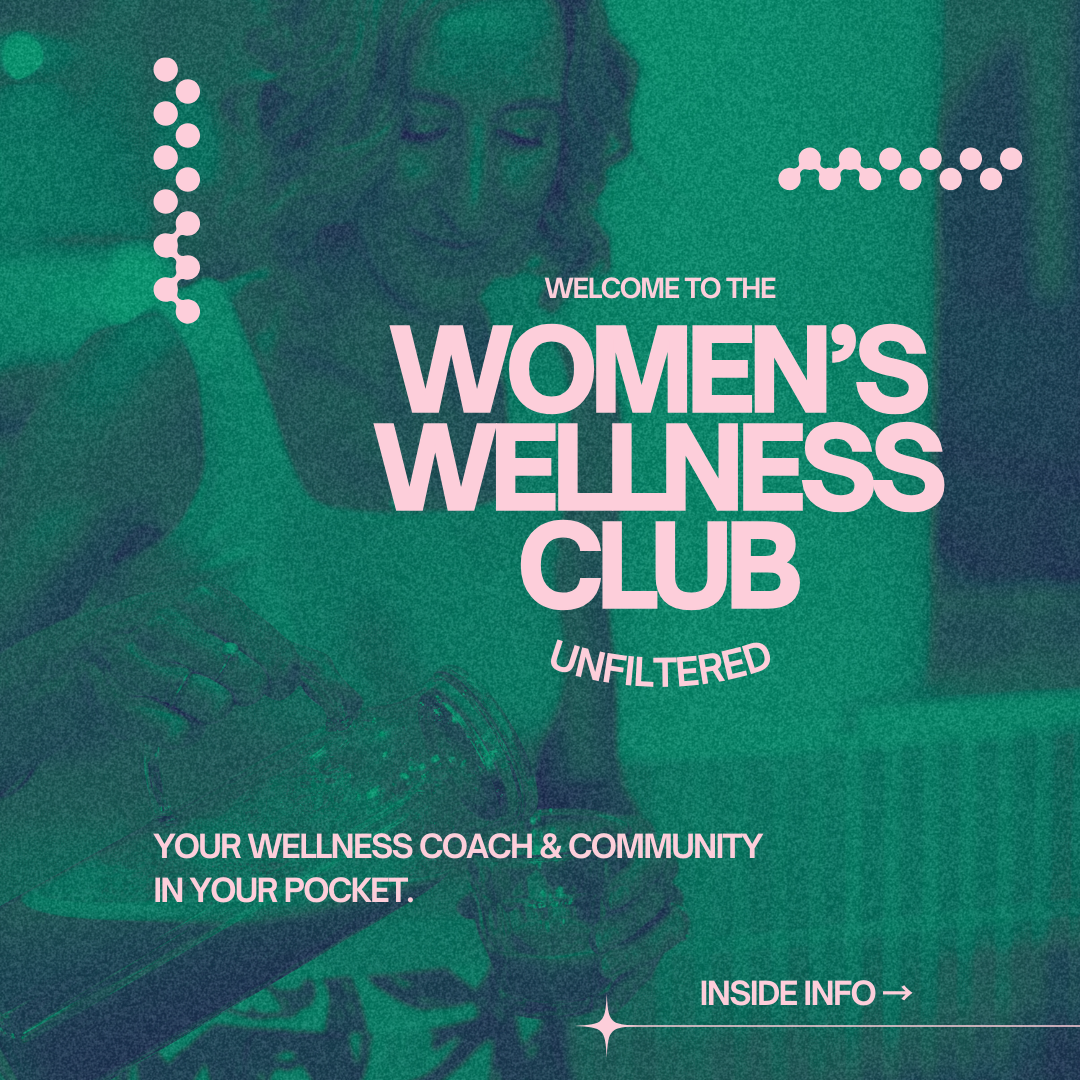 Women's Wellness Club - Private Whatsapp Community (monthly)