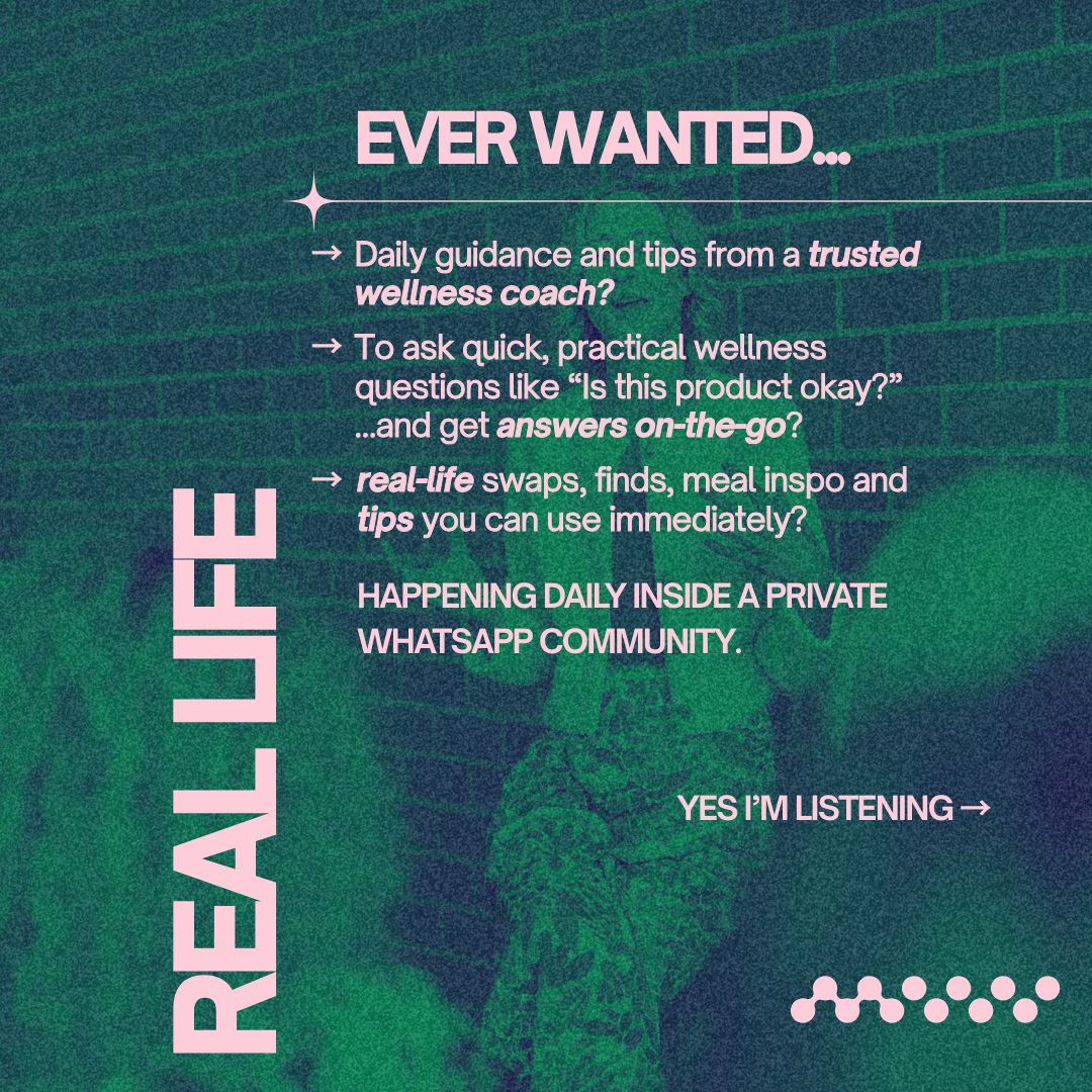 Women's Wellness Club - Private Whatsapp Community (monthly)