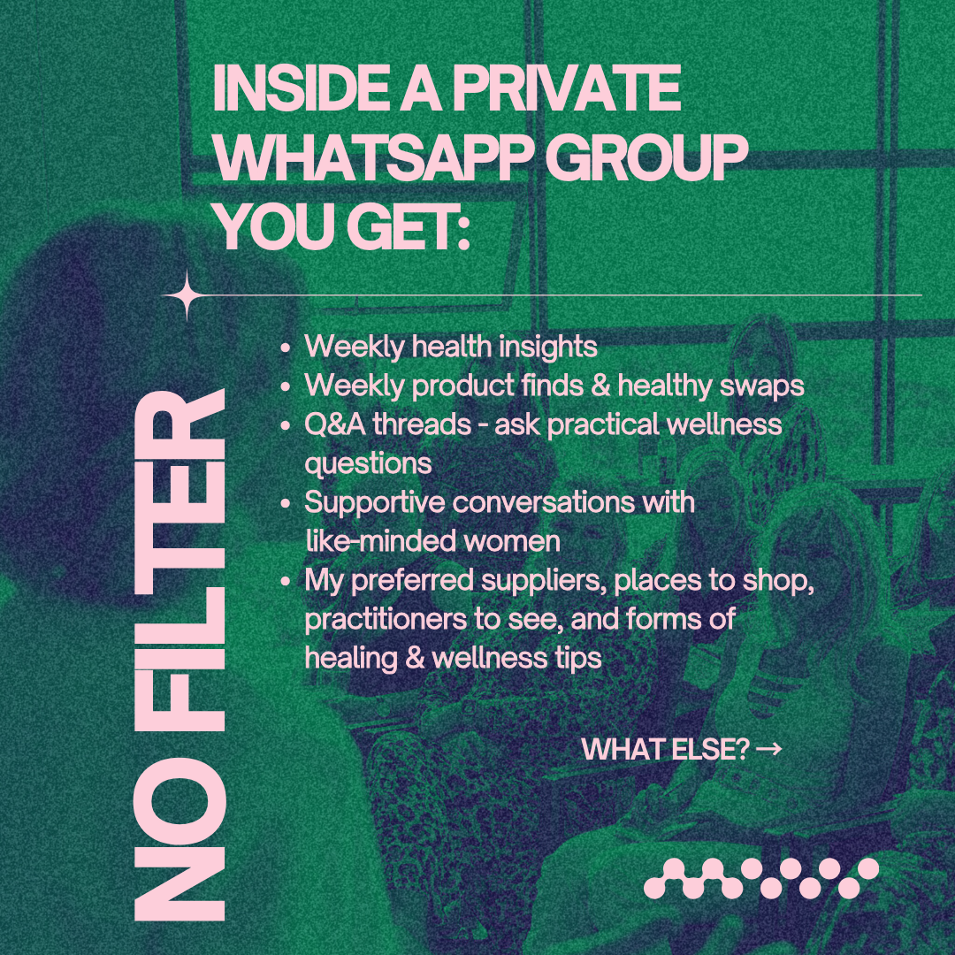 Women's Wellness Club - Private Whatsapp Community (monthly)