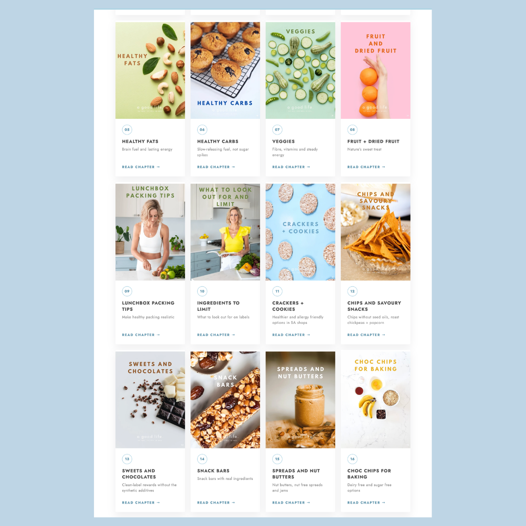 Healthy Kids Lunchbox + Snack Guide