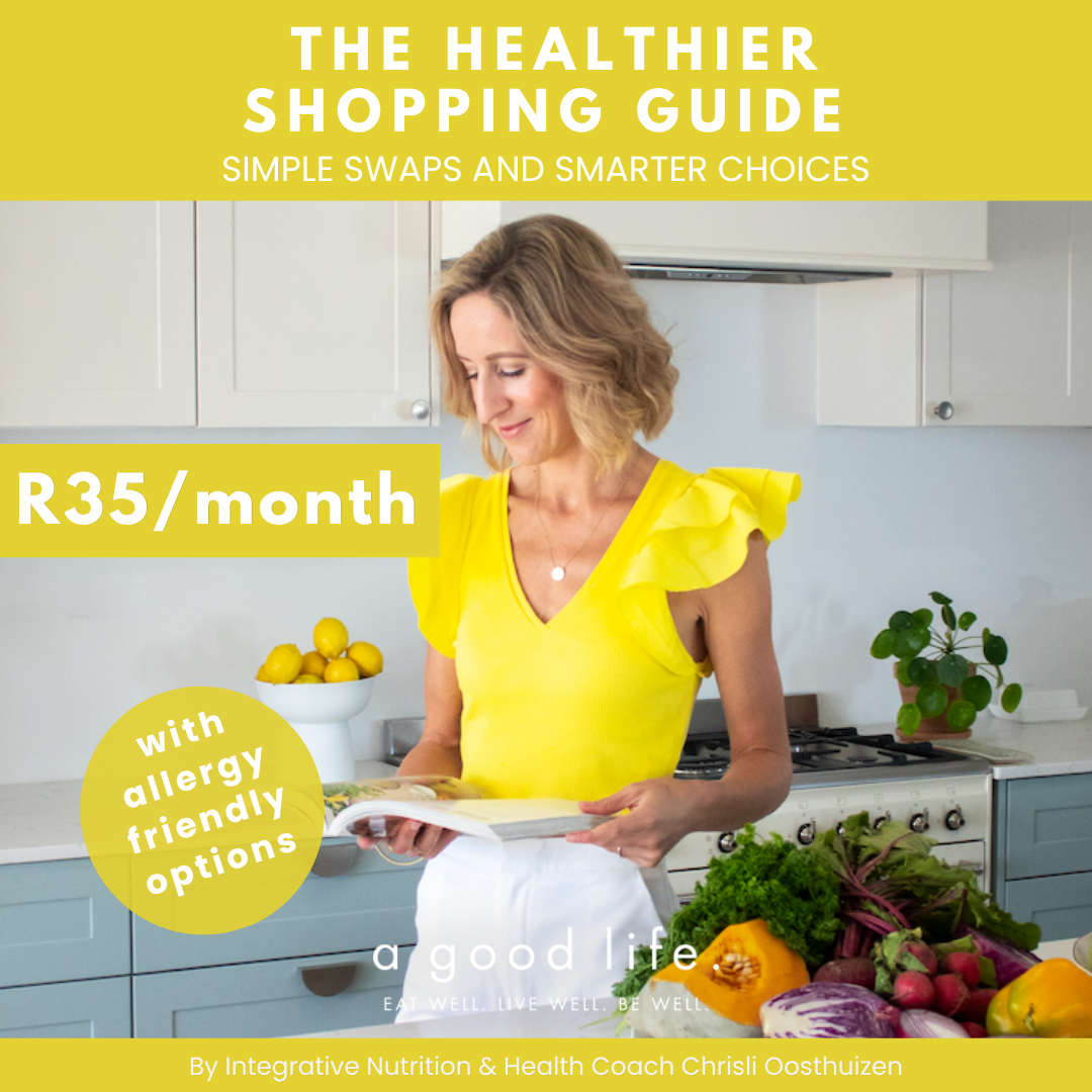 The Healthier Shopping Guide - R350 once-off or R35 a month