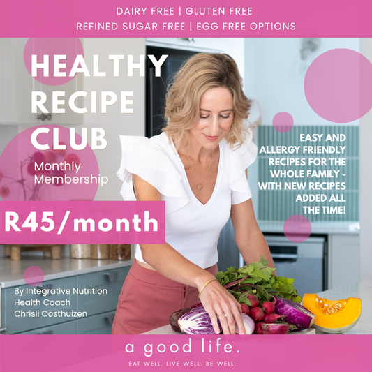 Healthy Recipe Club - R45 per month