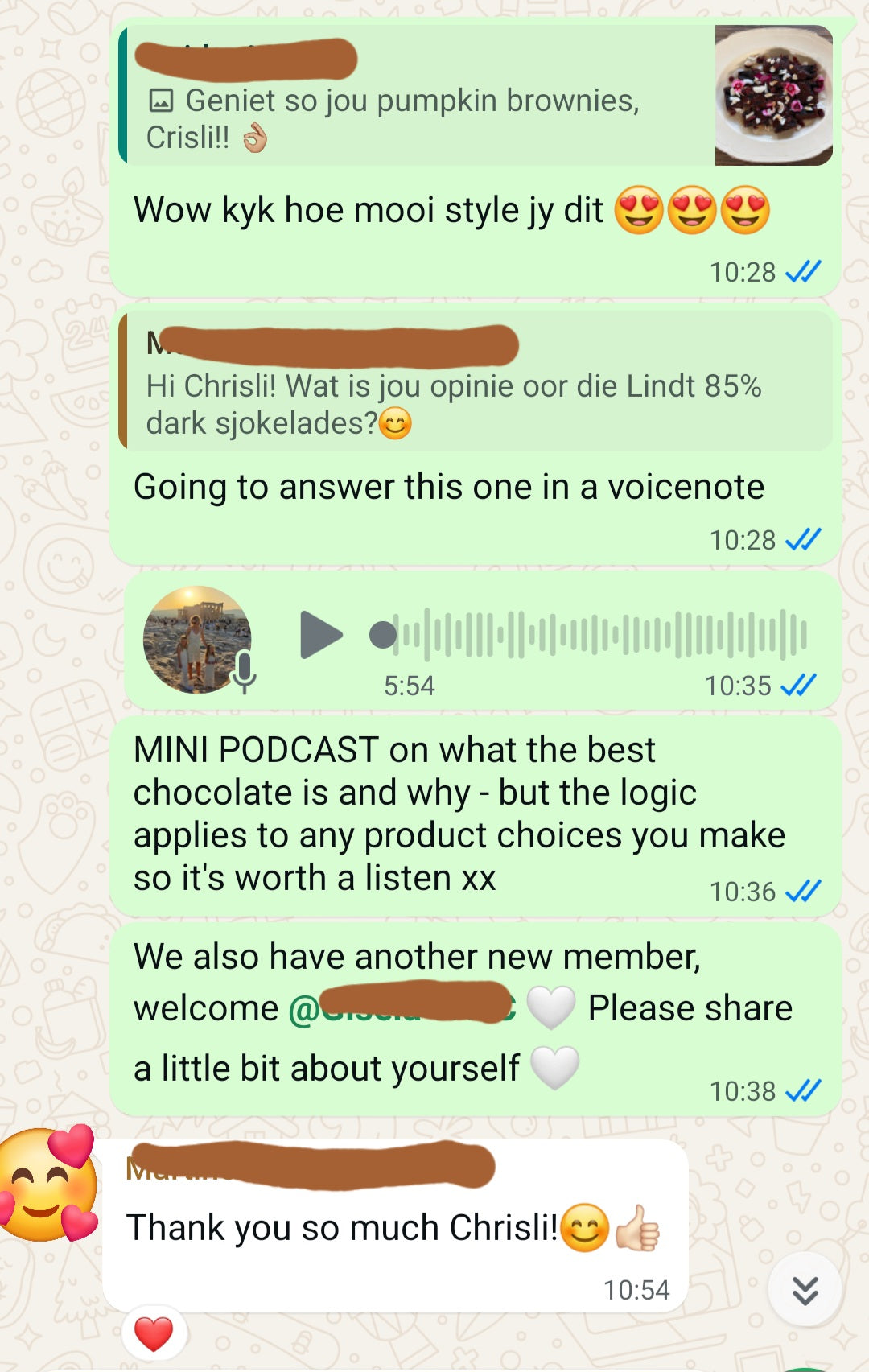 Women's Wellness Club - Private Whatsapp Community (monthly)