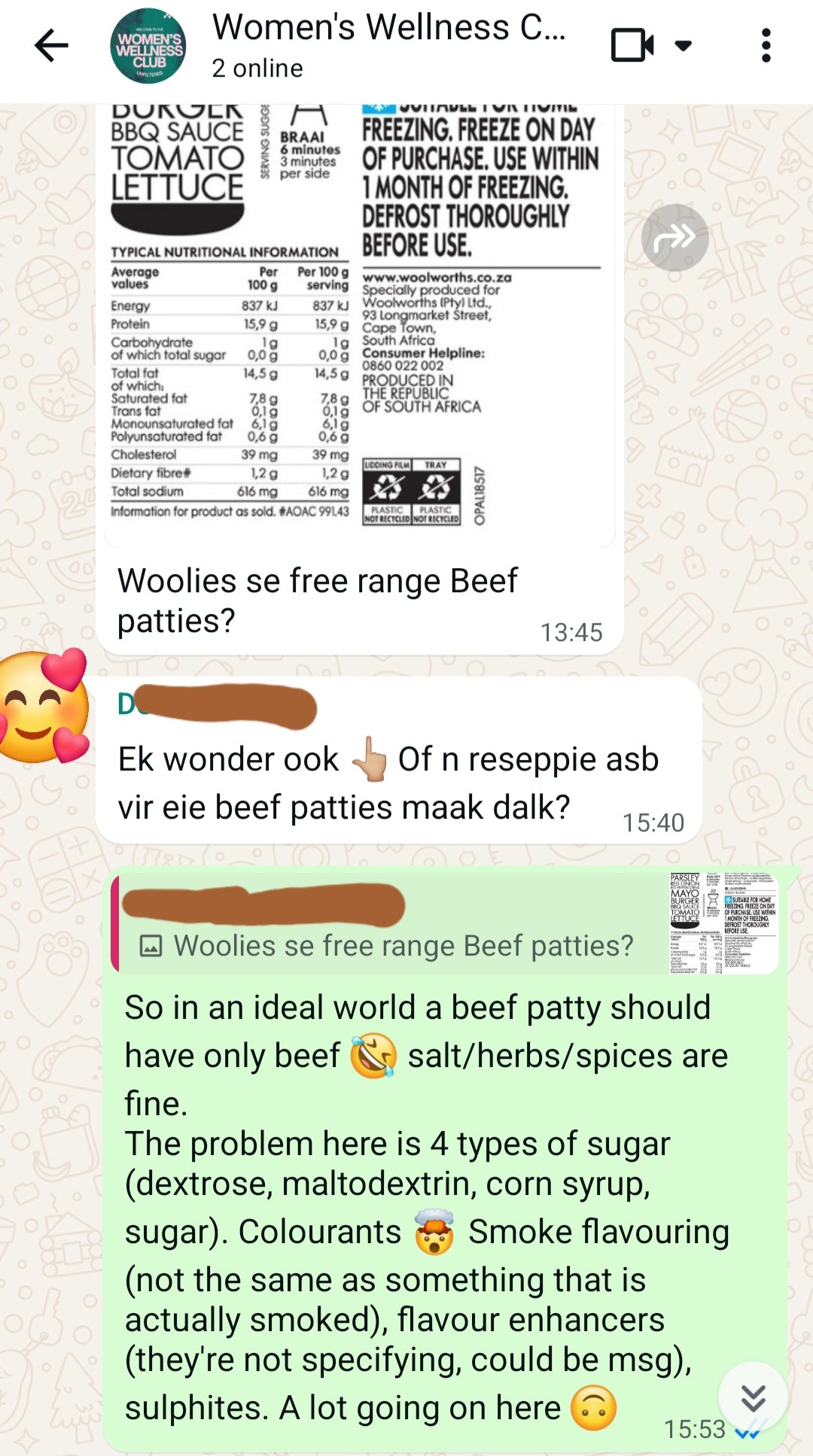 Women's Wellness Club - Private Whatsapp Community (monthly)