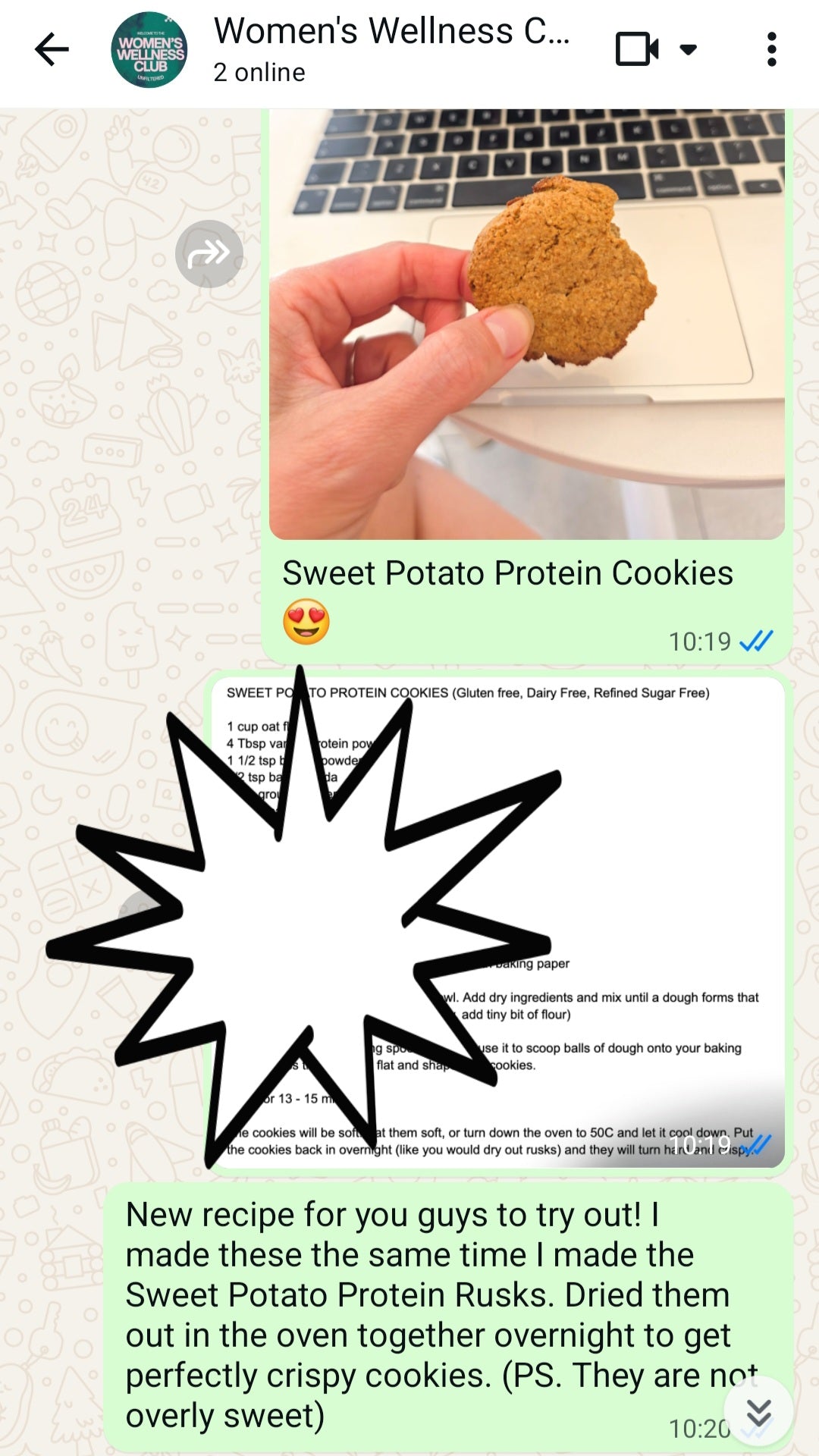 Women's Wellness Club - Private Whatsapp Community (monthly)